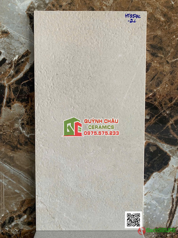 Gạch đá đồng chất 30x60 mờ kem xám taicera