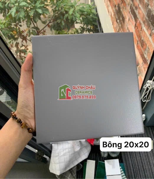 Mẫu gạch bông xám mờ màu đơn sắc