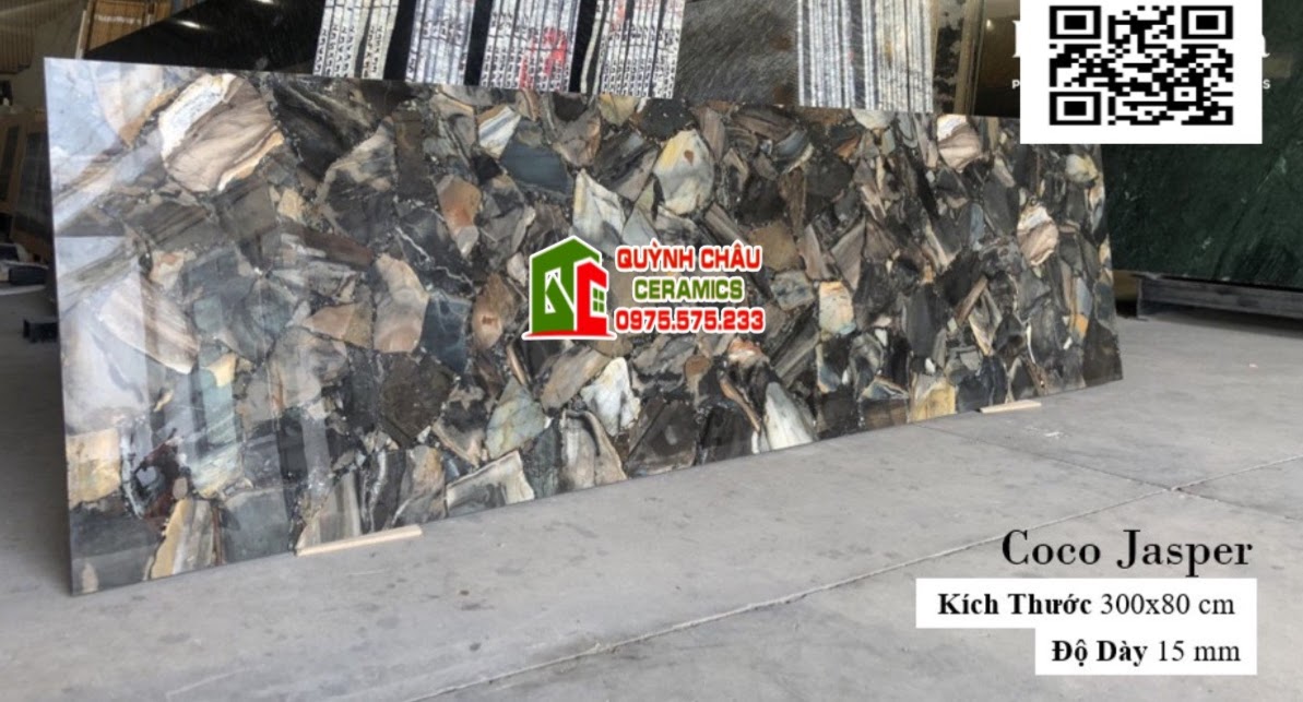 Mẫu gạch đá nhân tạo 80x300 khổ lớn vân đá bóng kiếng