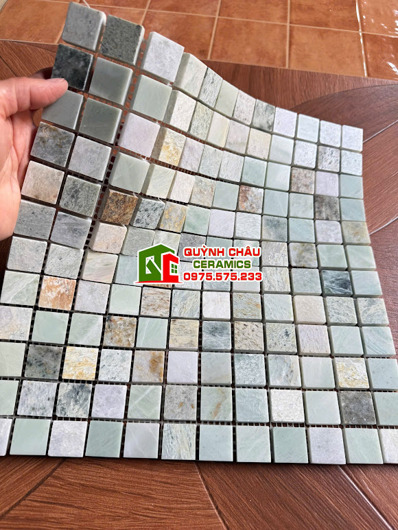 Mẫu gạch mosaic đá tự nhiên