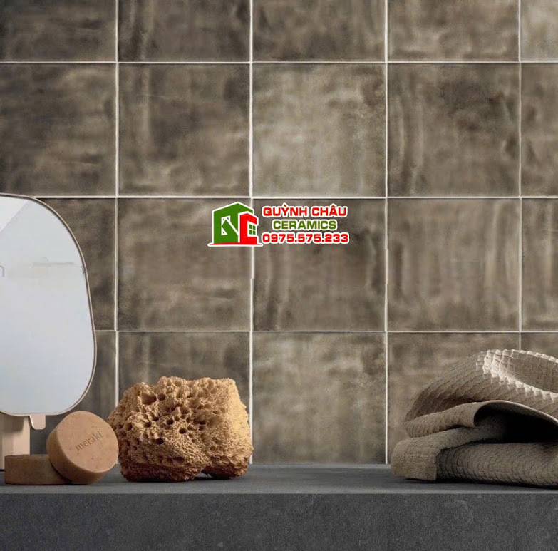 Mẫu gạch thẻ màu hiệu ứng men lượn sóng