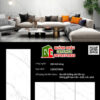 Gạch 120×270 trắng bóng vân mây đá nung kết