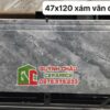 Gạch cầu thang 47×120 xám vân đá