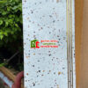 Gạch terrazzo lát cầu thang 47×120 nhũ vàng