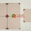 Gạch bông 30×30 bát giác màu kem nâu cổ điển