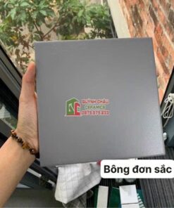 Gạch bông 30×30 đá mờ xám trơn