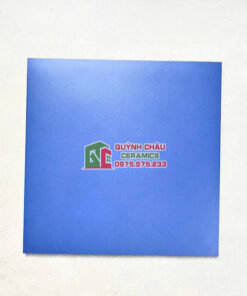 Gạch bông 30×30 đá mờ xanh dương đơn sắc