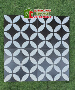 Gạch bông 30×30 men cổ điển hoạ tiết đồng tiền