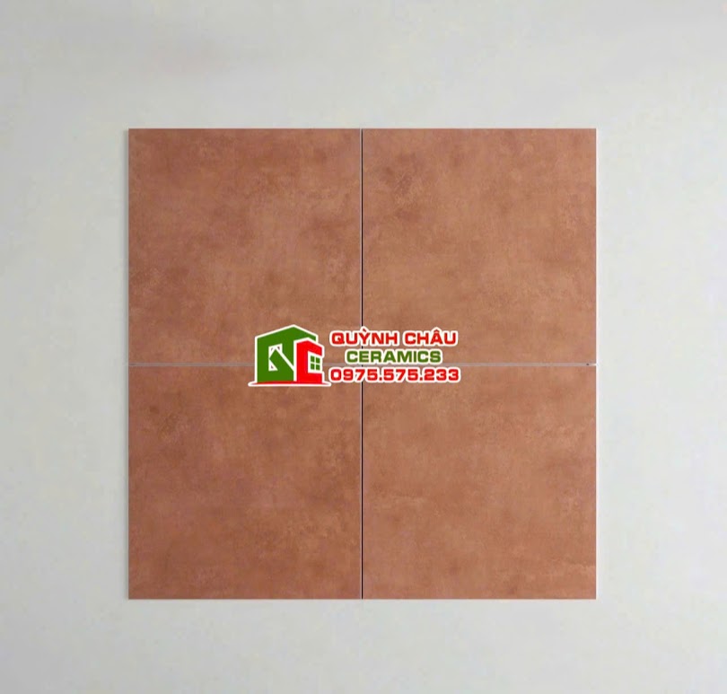 Gạch bông cổ điển 30x30 mờ nâu đỏ