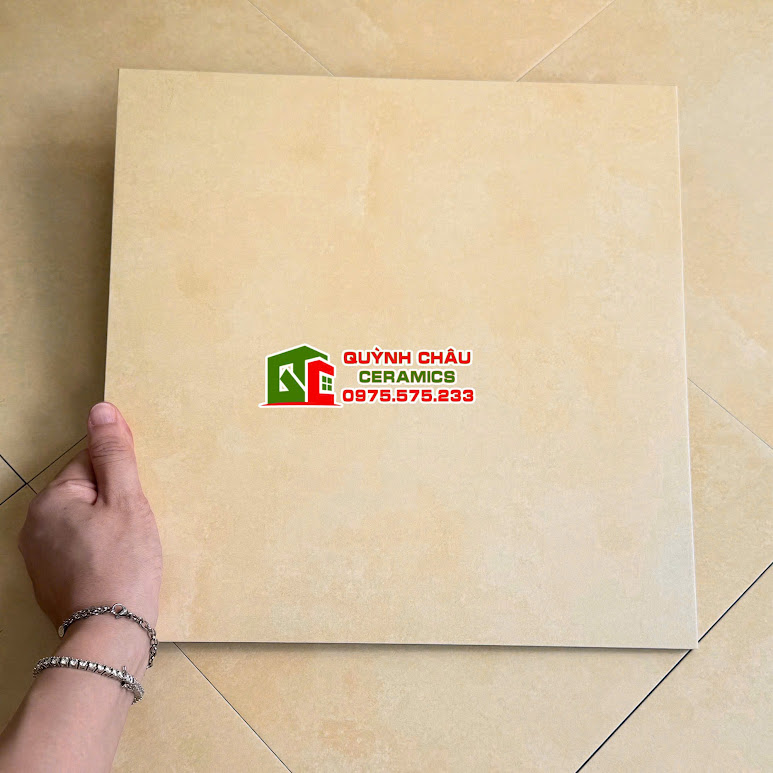 Gạch bông cổ điển 30x30 mờ vàng đất