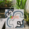 Gạch bông lát nền 30×30 hoa văn xanh