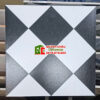 Gạch bông lát nền cổ điển 30×30 caro đen trắng