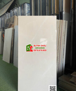 Gạch lát nền Vicenza 60×120 kem vân trắng