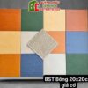 Bộ sưu tập mẫu gạch bông 20×20 mờ đơn sắc