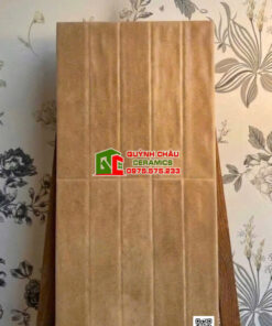 Gạch 30×60 men giả thẻ màu vàng nâu đất
