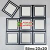 Gạch bông 20×20 hình vuông trắng đen