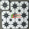 Gạch bông 20×20 hoạ tiết ngôi sao trắng đen