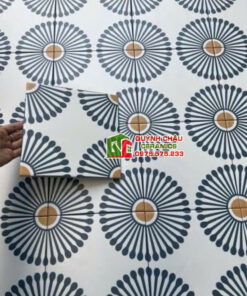 Gạch bông 20×20 hoa văn hình tròn
