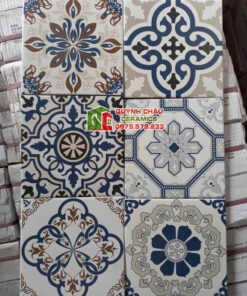 Gạch bông 20×20 hoa văn hỗn hợp mix
