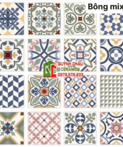 Gạch bông 20×20 hoa văn mix tổng hợp