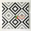 Gạch bông 20×20 hoa văn trắng đen xám