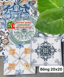 Gạch bông 20×20 mix hoa văn đẹp