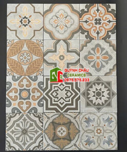 Gạch bông 20×20 mix hoa văn hỗn hợp