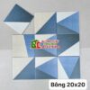 Gạch bông 20×20 mix màu hình tam giác