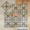 Gạch bông giả cổ 20×20 hoạ tiết đối xứng