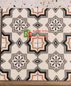 Gạch bông hoa văn đối xứng cổ điển 20×20 trung quốc