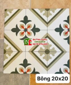 Gạch bông lát nền 20×20 phong cách cổ điển