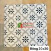 Gach bông lát nền giả cổ 20×20 trung quốc