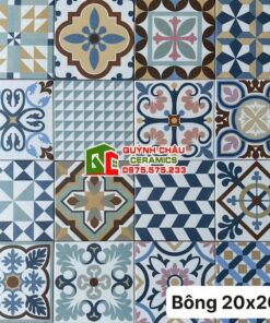 Gạch bông mix màu 20×20 cao cấp