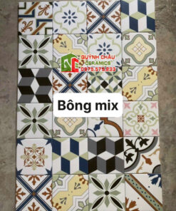 Gạch bông mix retro cổ điển 20×20 trung quốc