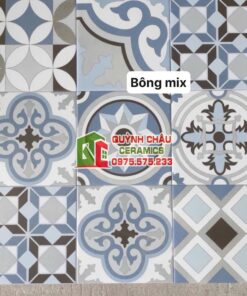 Gạch bông ốp lát mix hoa văn 20×20 trung quốc
