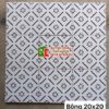 Gạch bông trắng đen 20×20 trung quốc