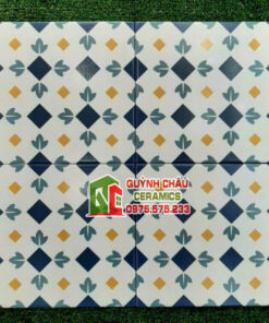 Gạch bông trung quốc 20×20 hoa văn nhỏ đối xứng
