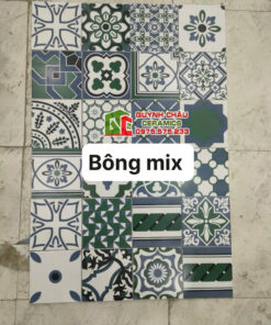 Gạch bông trung quốc 20×20 mix hoạ tiết