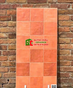 Gạch giả thẻ cổ gốm đỏ 40×80 trung quốc