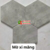 Gạch lục giác 20×23 đá mờ xi măng