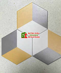 Gạch lục giác 20×23 nhiều màu