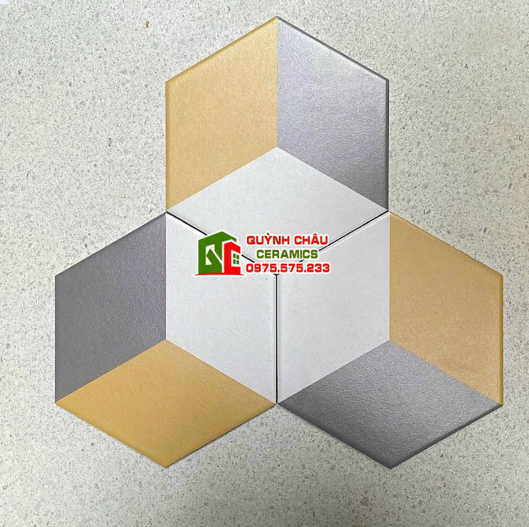 Gạch lục giác 20x23 nhiều màu