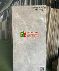 Gạch Viglacera 60×120 xương đá granite xám bóng vân đá