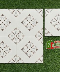 Gạch bông lát nền 40×40 màu hoa văn đối xứng sang trọng