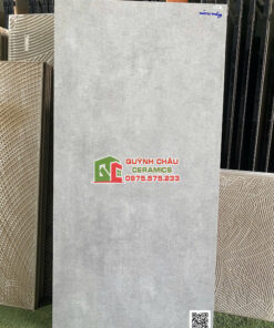 Gạch CMC 60×120 mờ xi măng xám đậm