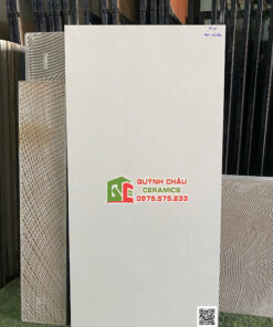 Gạch lát nền CMC 60×120 mờ kem vàng nhạt