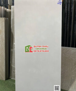 Gạch mờ mịn Baby Skin màu xi măng 60×120 trung quốc