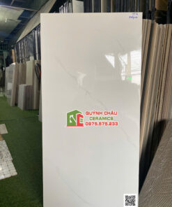 Gạch ốp lát 60×120 CMC trắng vân mây bóng kính