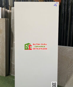 Gạch trung quốc 60×120 màu kem trơn mờ Baby Skin