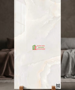 Gạch 60×120 trắng kem vân đá Marble sang trọng